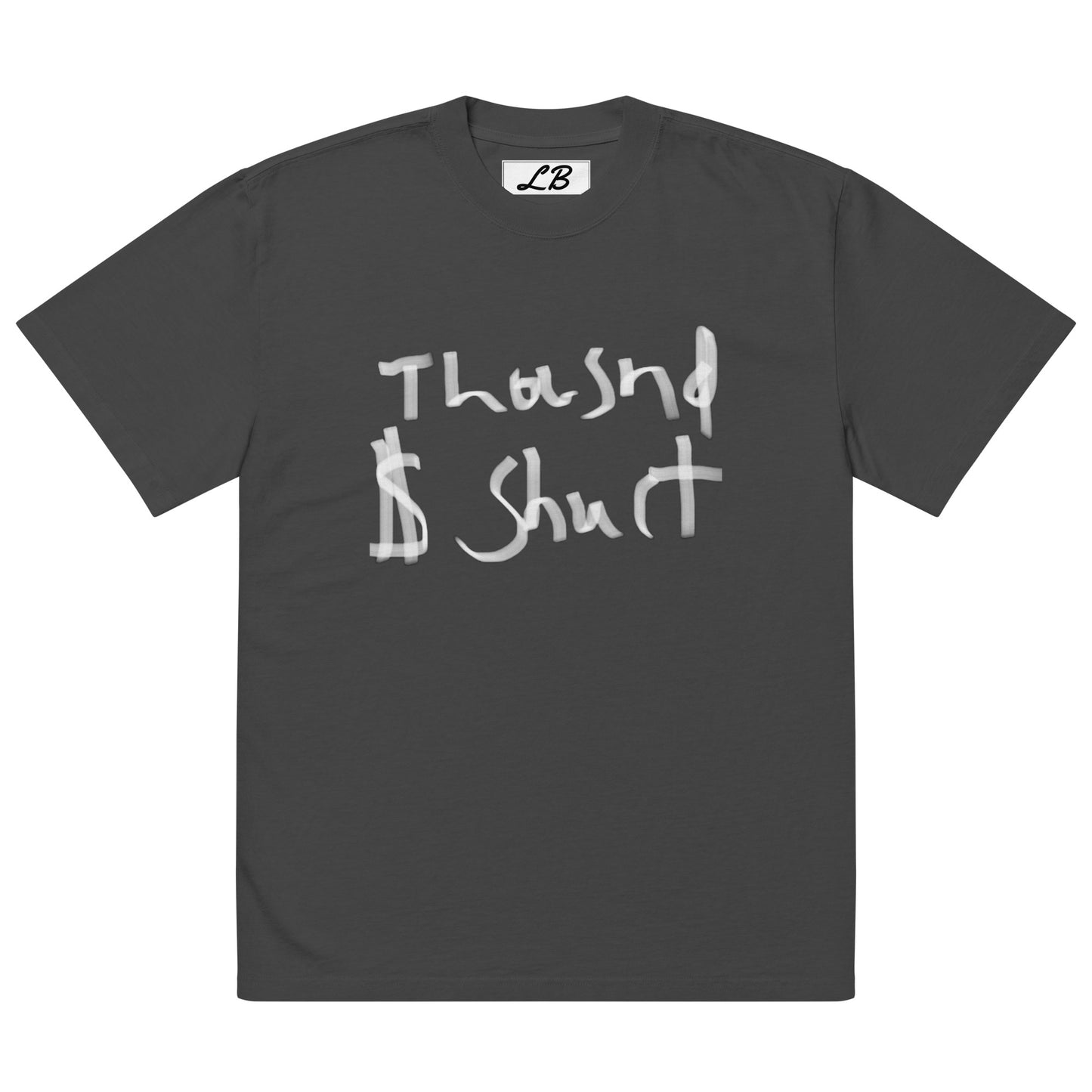 Oversized faded Thusnd $ Shurt